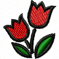 Flowers Embroidery Design 12 Flowers Embroidery Design 12